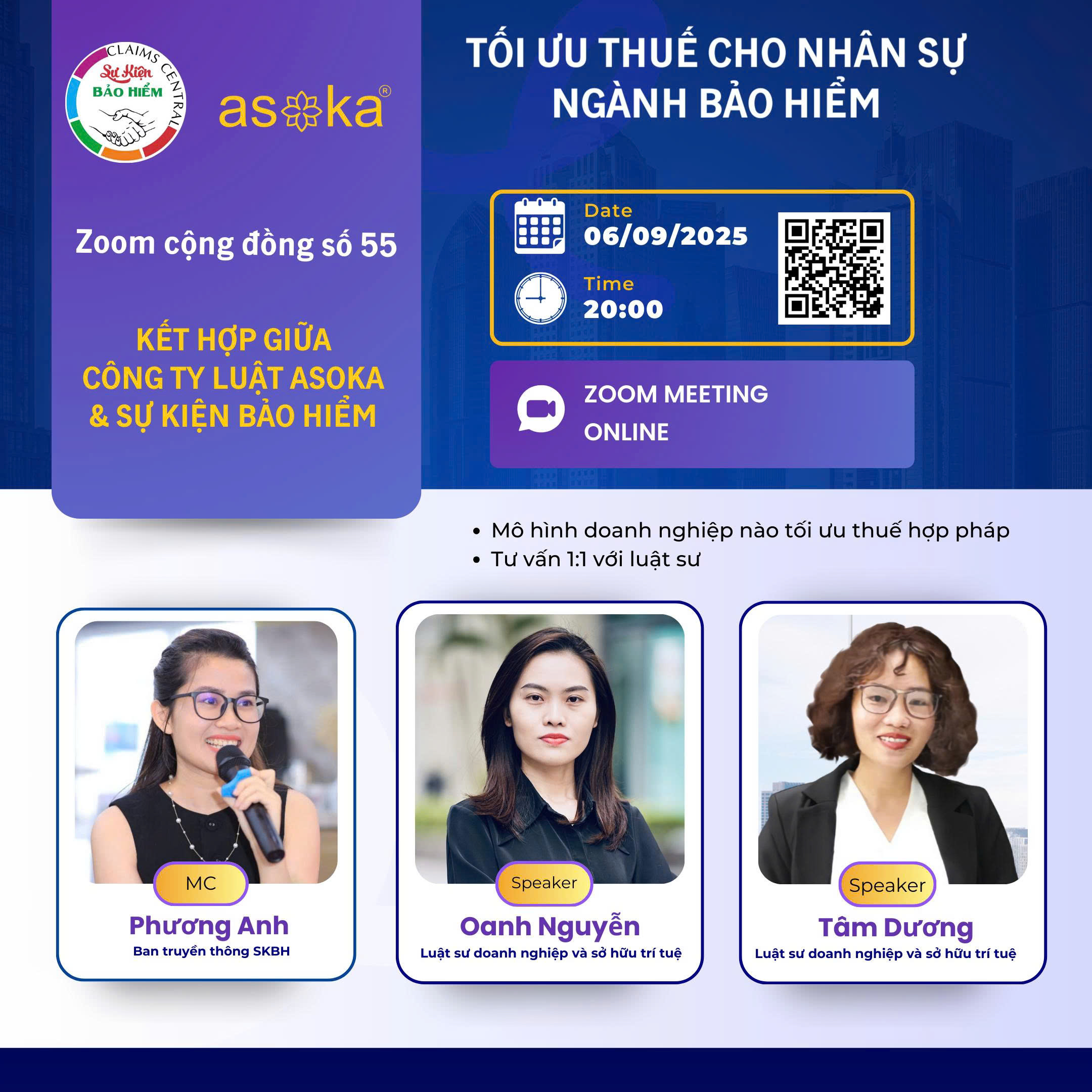Zoom cộng đồng #55: Tối ưu thuế cho nhân sự ngành bảo hiểm