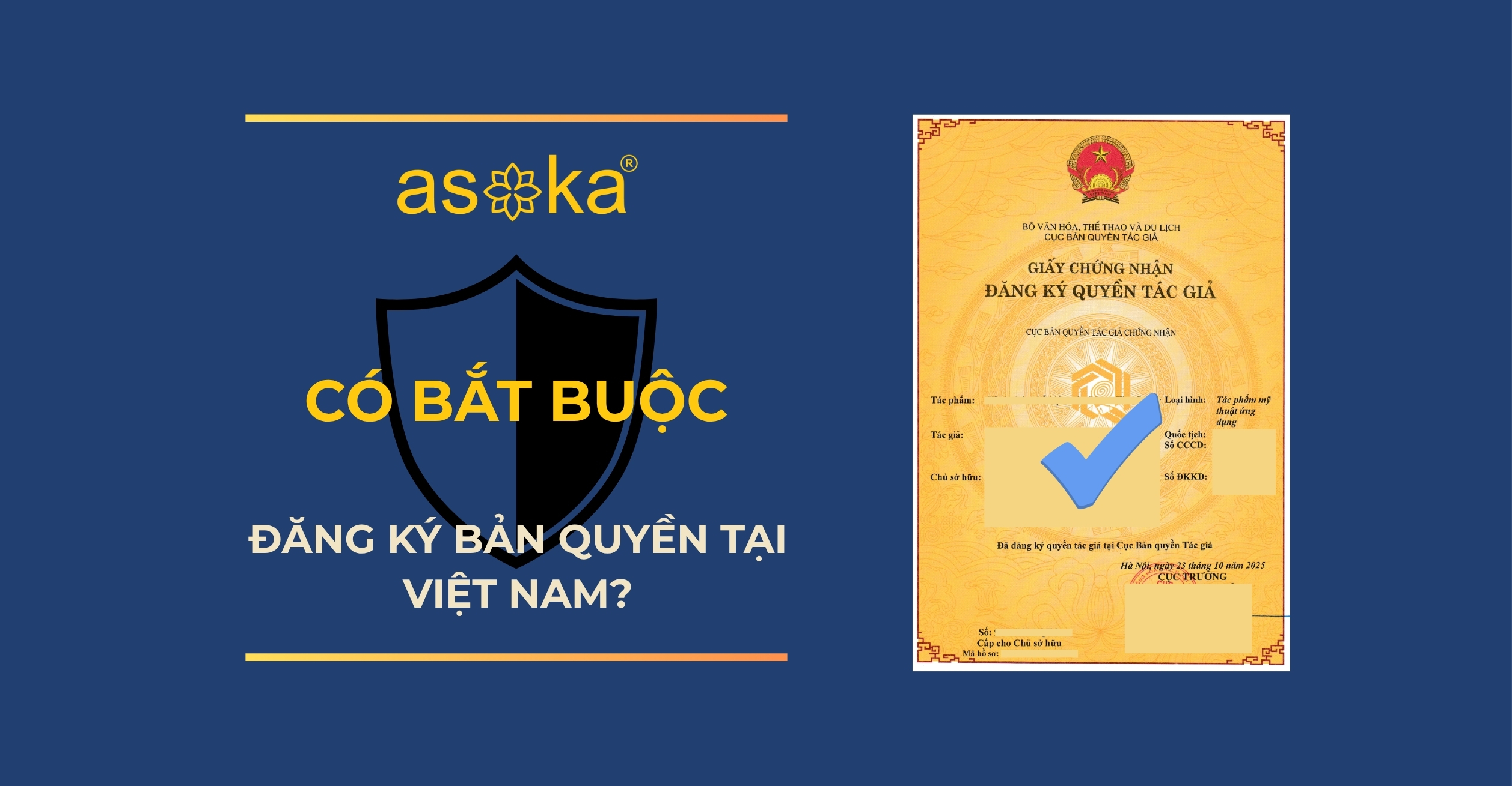 Đăng ký bản quyền tại Việt Nam có bắt buộc không?