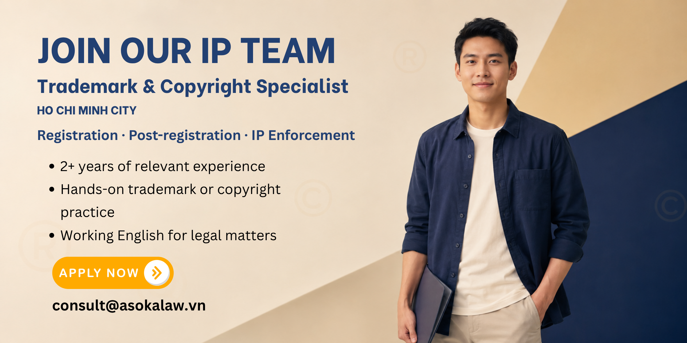 Asoka Law tuyển Chuyên viên Nhãn hiệu & Bản quyền tại TPHCM