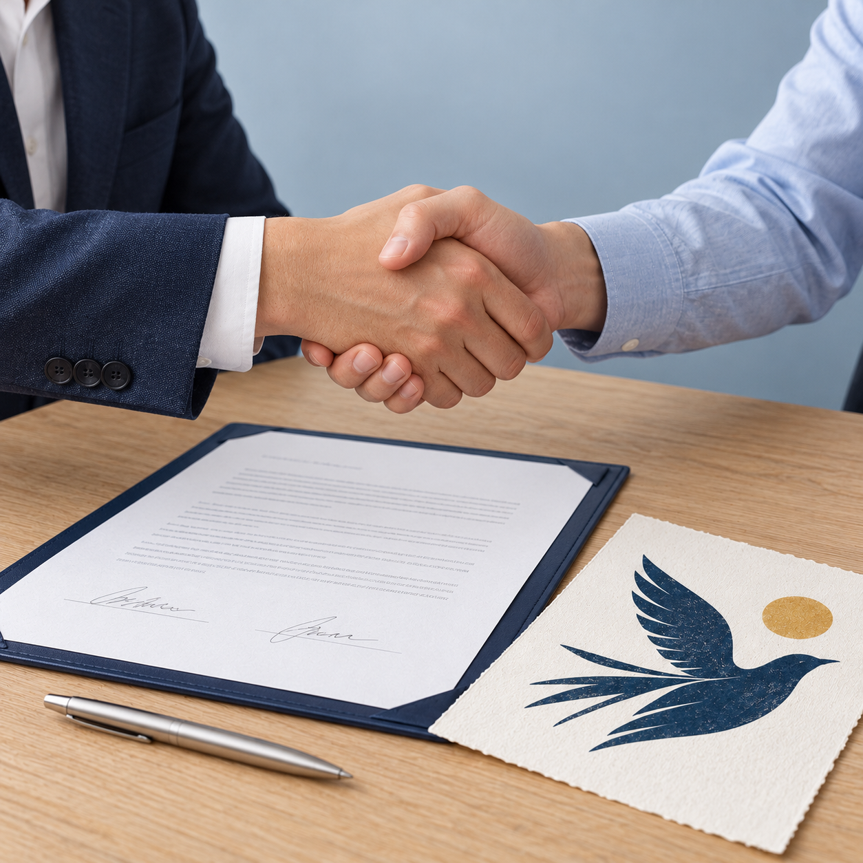 License your work through a contract